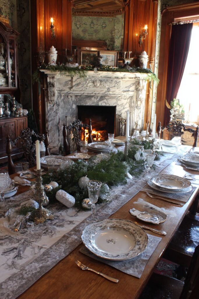 Victorian Christmas Celebration Setting