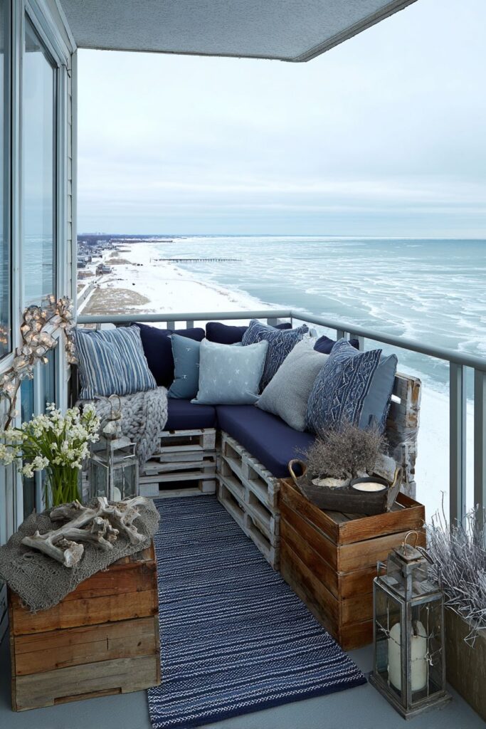 Coastal-Inspired Winter Retreat with Nautical Elements