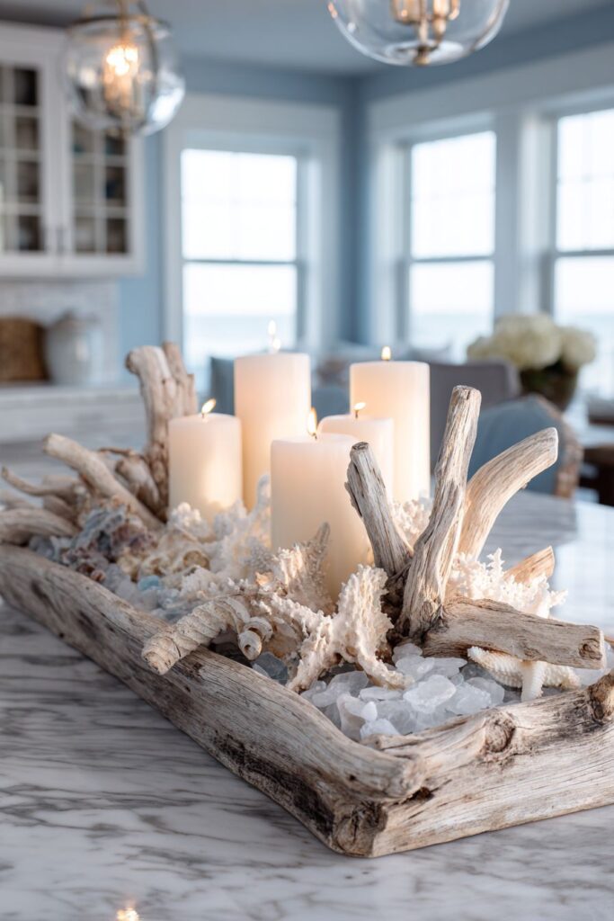 Coastal Winter Interpretation with Beachy Elements