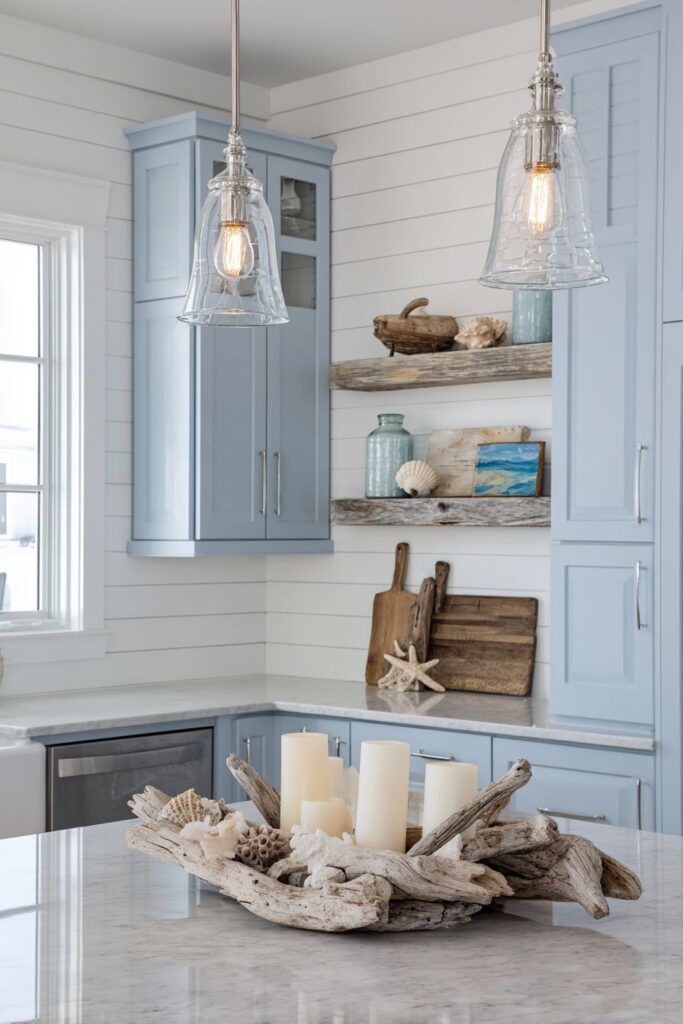 Coastal Winter Interpretation with Beachy Elements