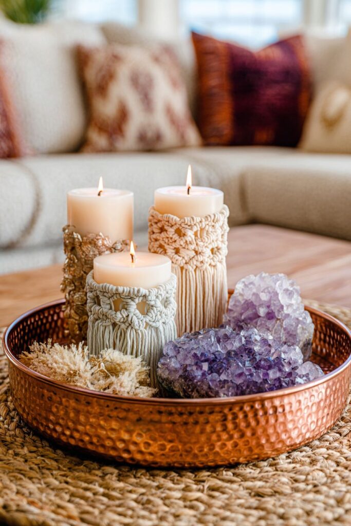 Bohemian Layered Coffee Table