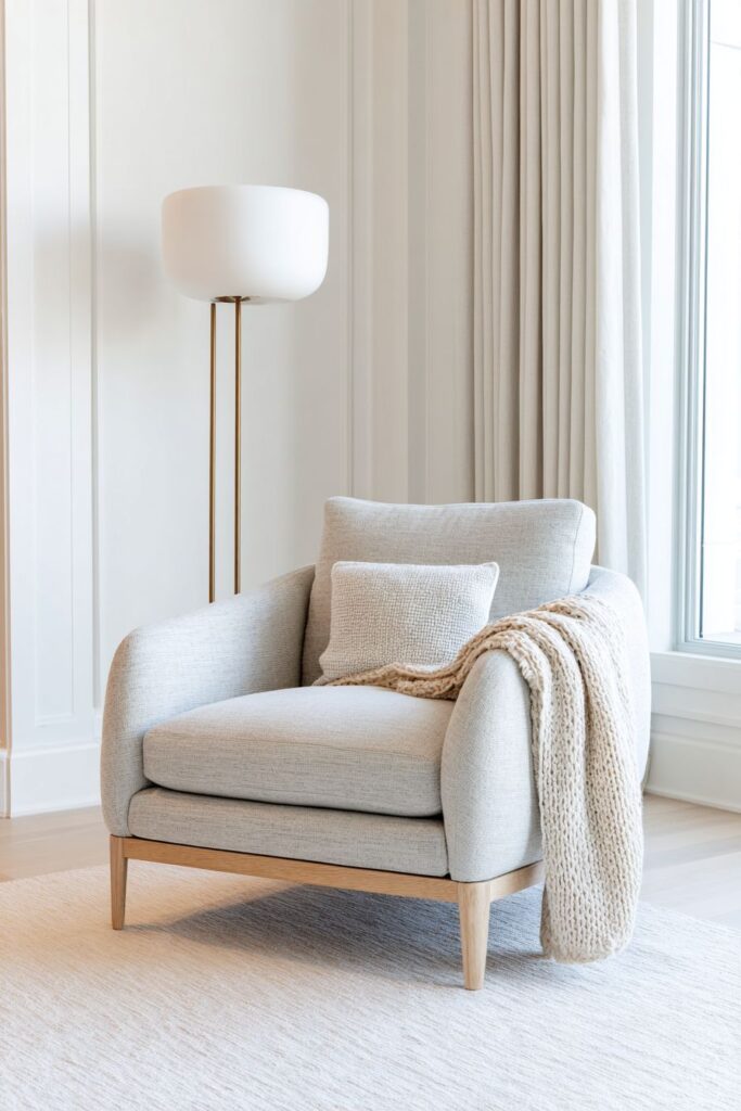 Scandinavian Simplicity: Light and Airy Comfort