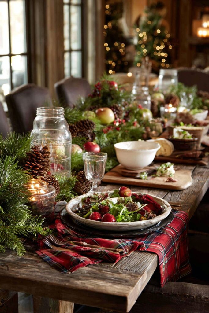 Rustic Plaid and Pine Perfection