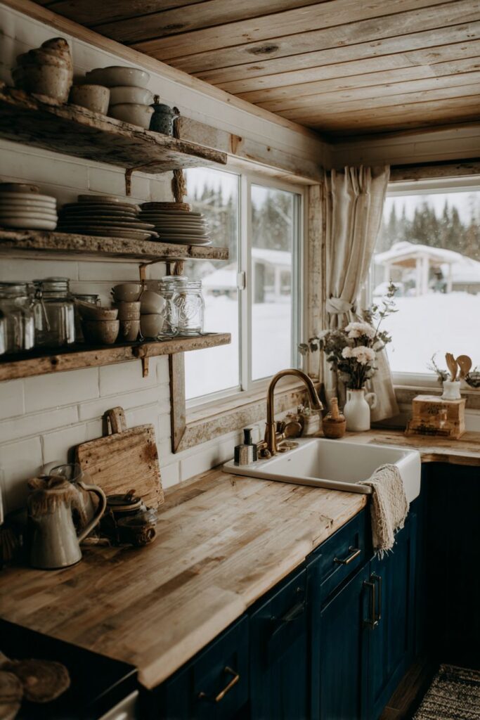 Warm Farmhouse Kitchen Aesthetic