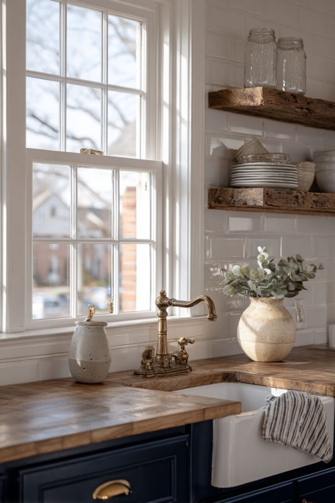 Warm Farmhouse Kitchen Aesthetic
