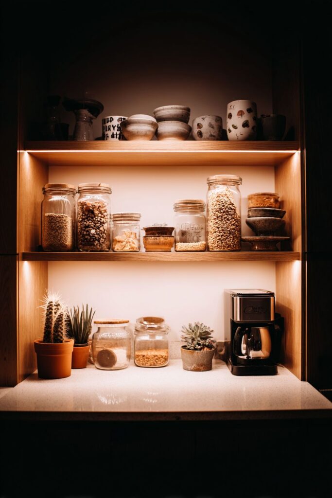 Organized Open Shelving Excellence