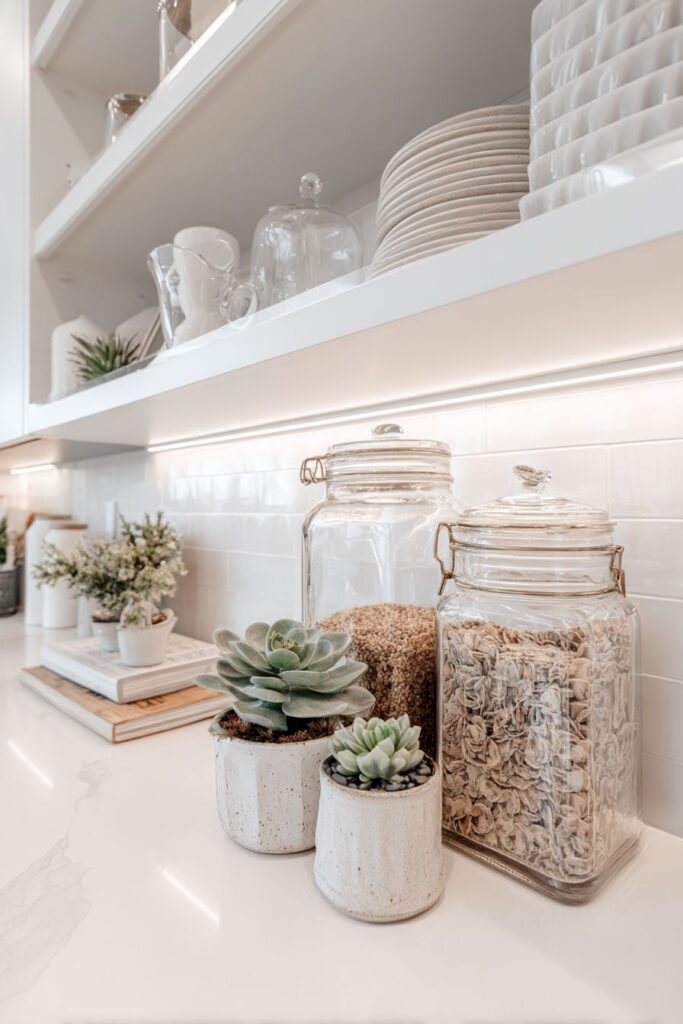 Organized Open Shelving Excellence