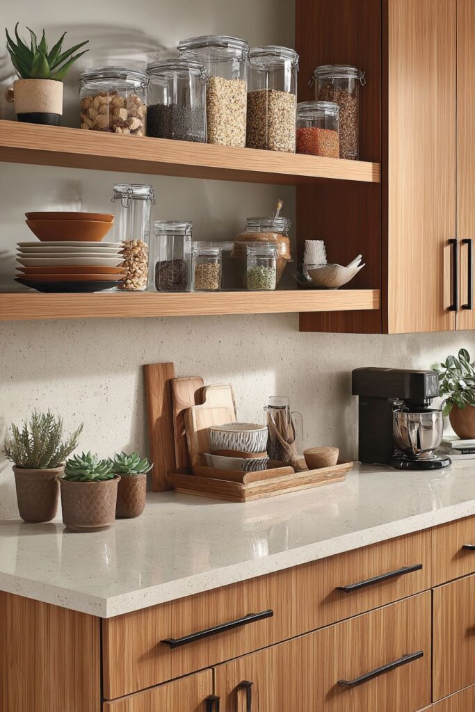 Organized Open Shelving Excellence