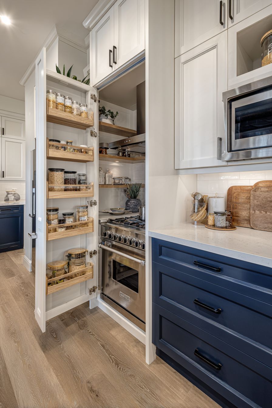 Floor-to-Ceiling Pantry Storage Excellence