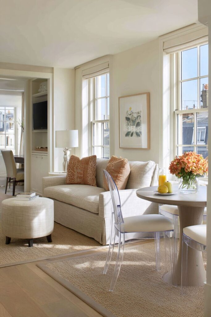 Transparent Elegance with Space-Saving Solutions