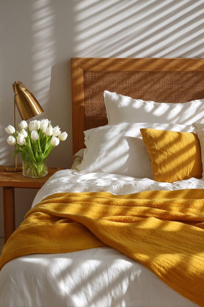 Natural Wood and Butter Yellow Warmth