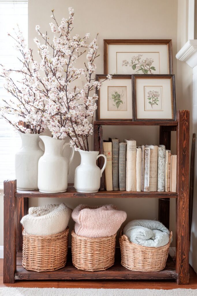 Rustic Three-Tier Spring Sanctuary