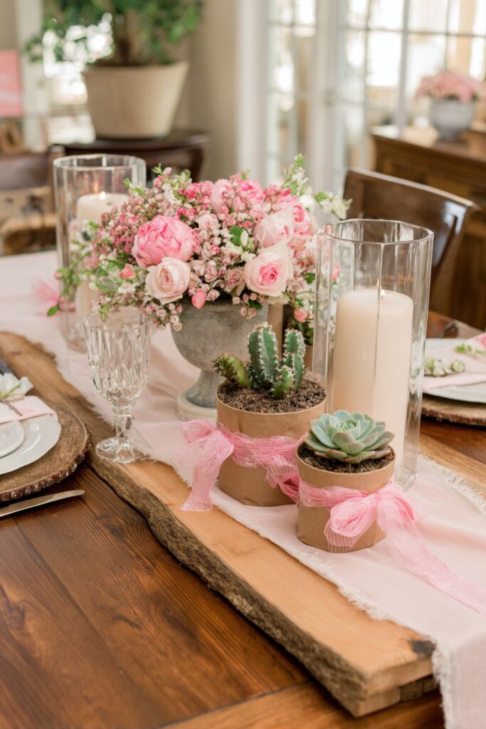 Modern Romance in Blush and Rose Gold