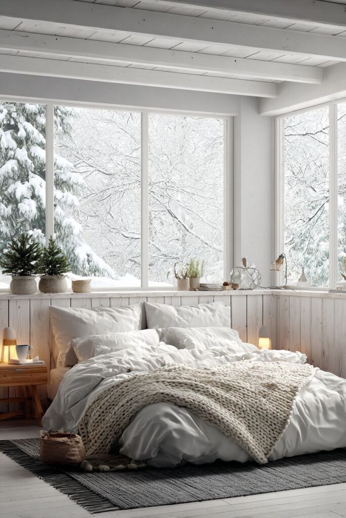 Scandinavian Winter Bedroom Retreat