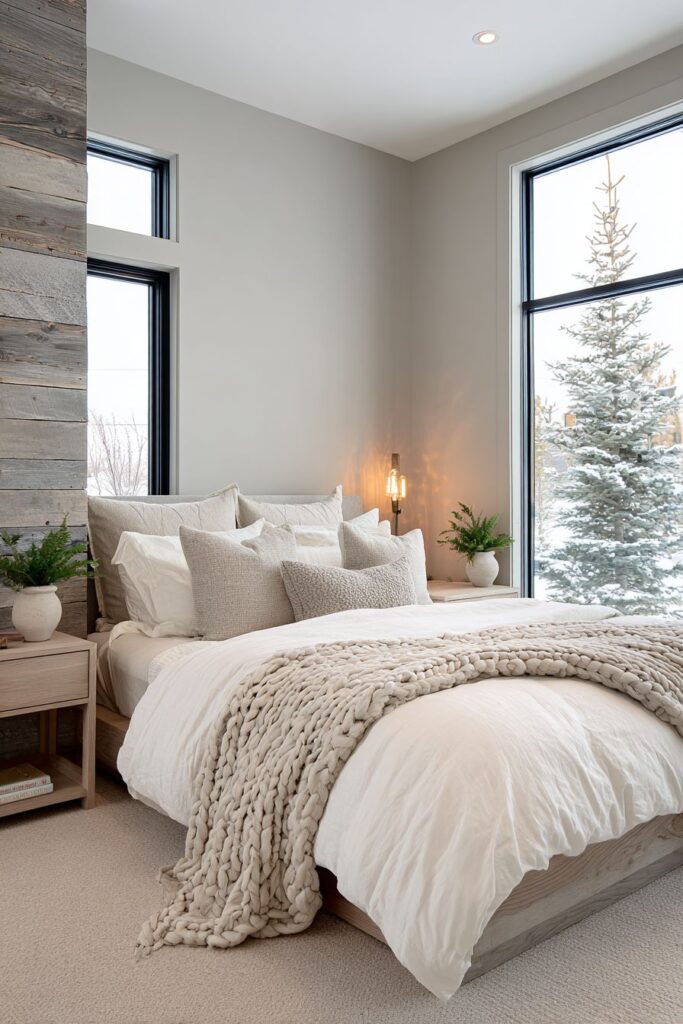 Scandinavian Winter Bedroom Retreat