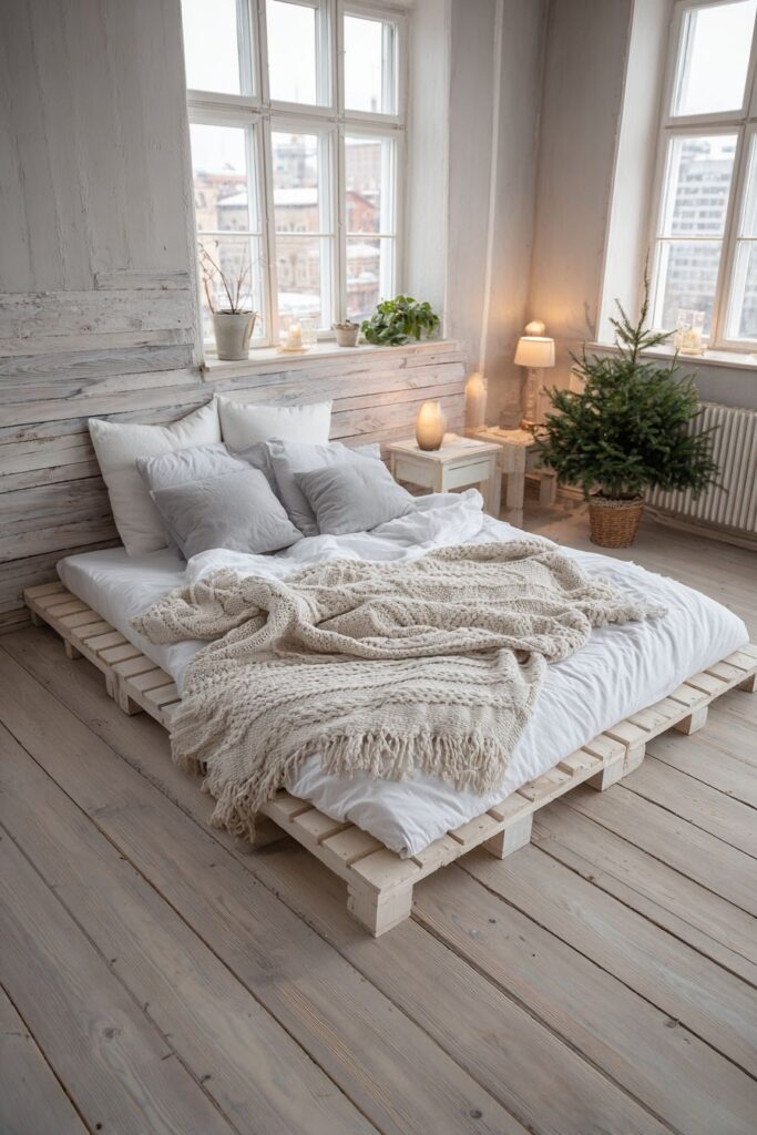 Scandinavian Winter Bedroom Retreat