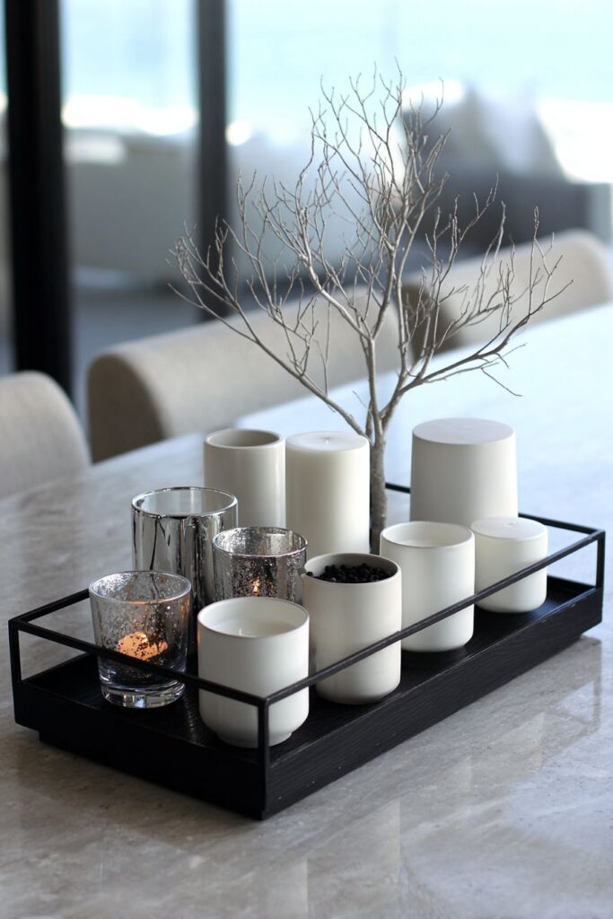 Modern Monochromatic Marble Elegance