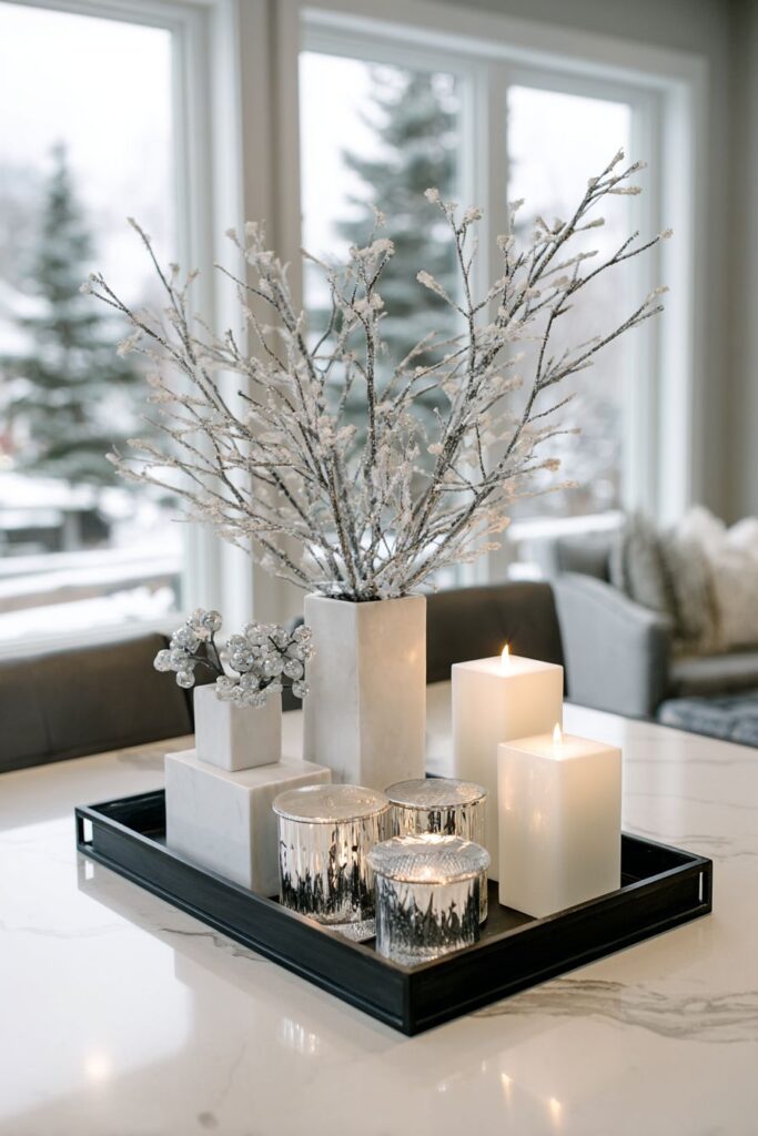 Modern Monochromatic Marble Elegance