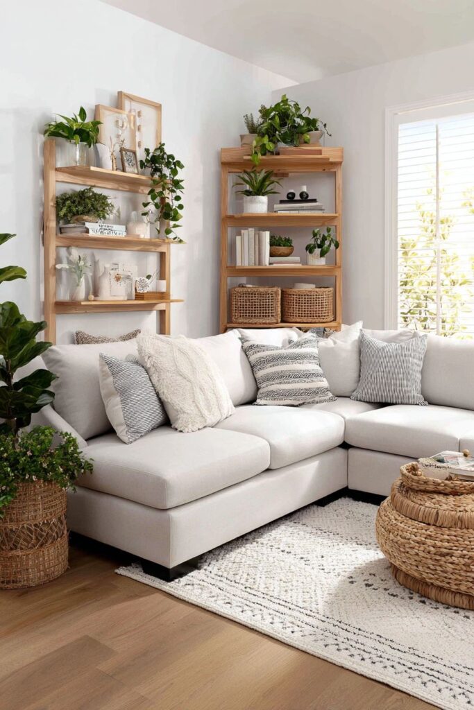 Vertical Garden Display with Natural Elements