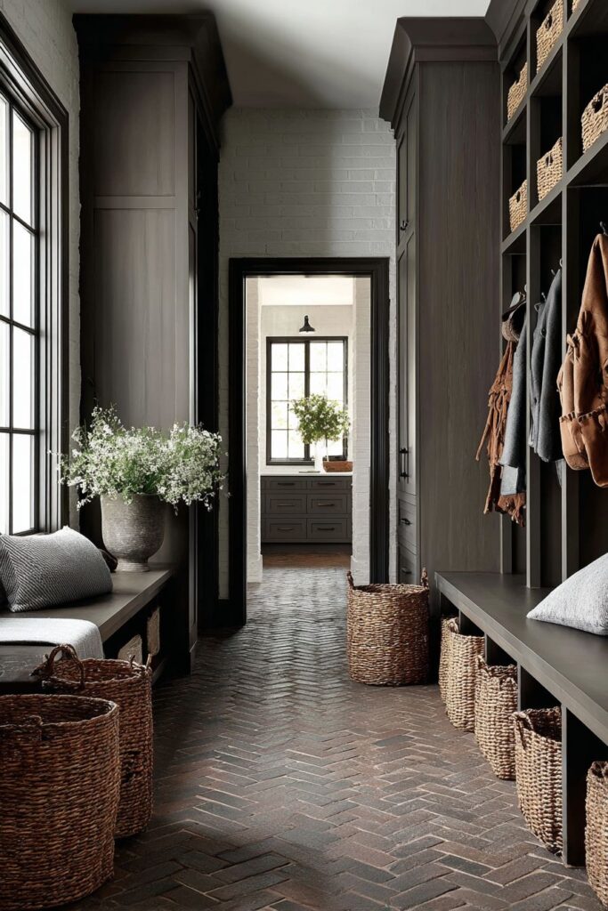 Mudroom Integration with Functional Storage