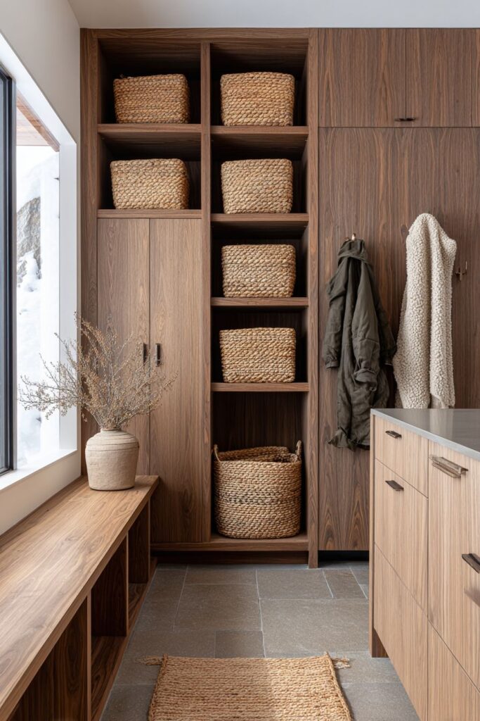 Mudroom Integration with Functional Storage