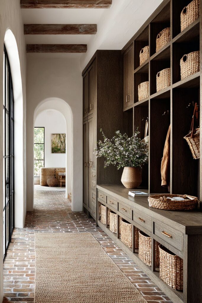 Mudroom Integration with Functional Storage