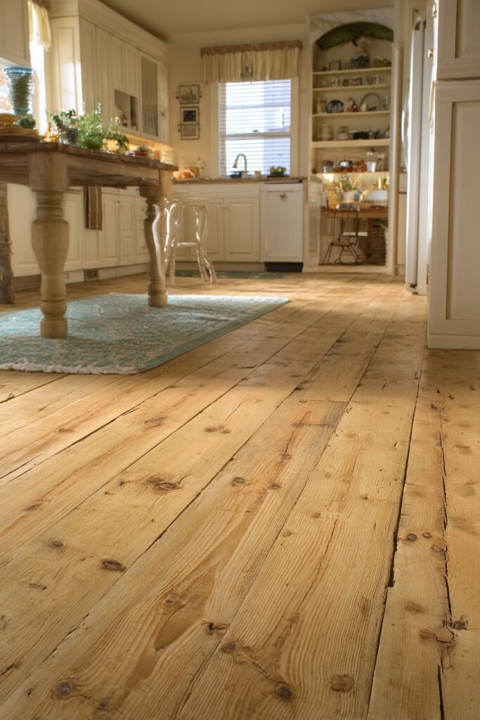 Authentic Cottage Kitchen Flooring