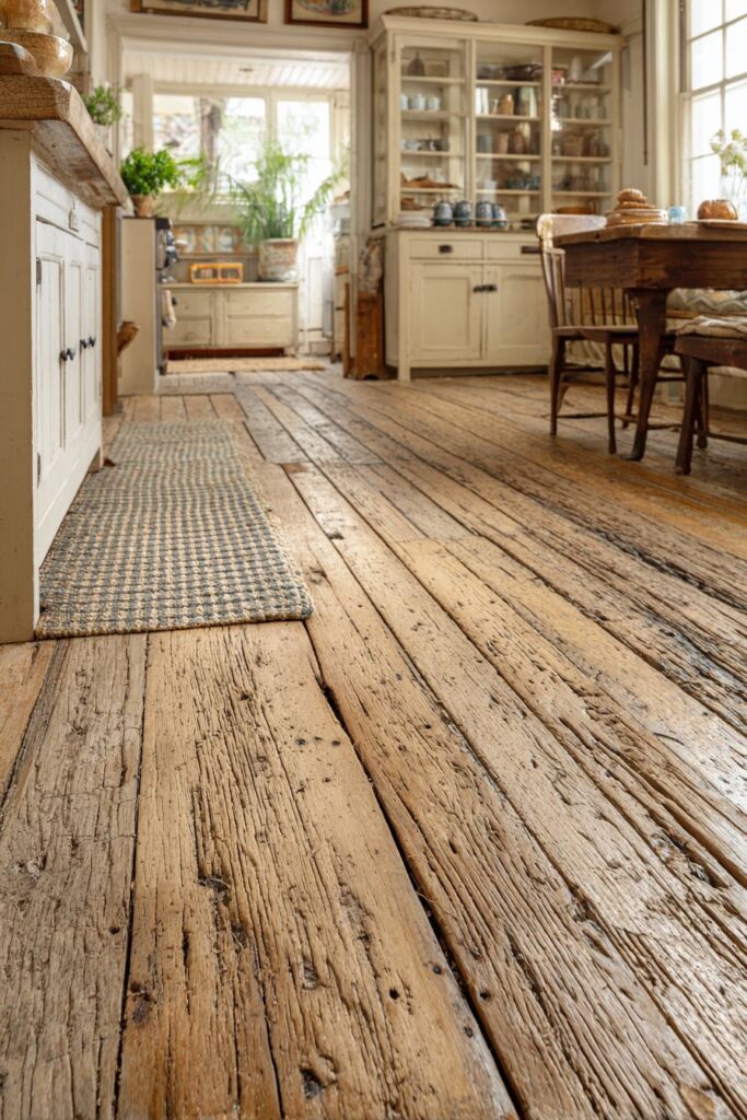Authentic Cottage Kitchen Flooring