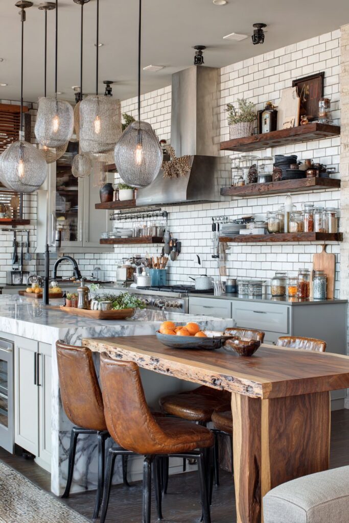 Breakfast Bar with Mixed Period Elements