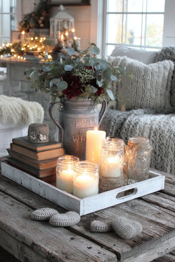 Antique Scale Valentine Display