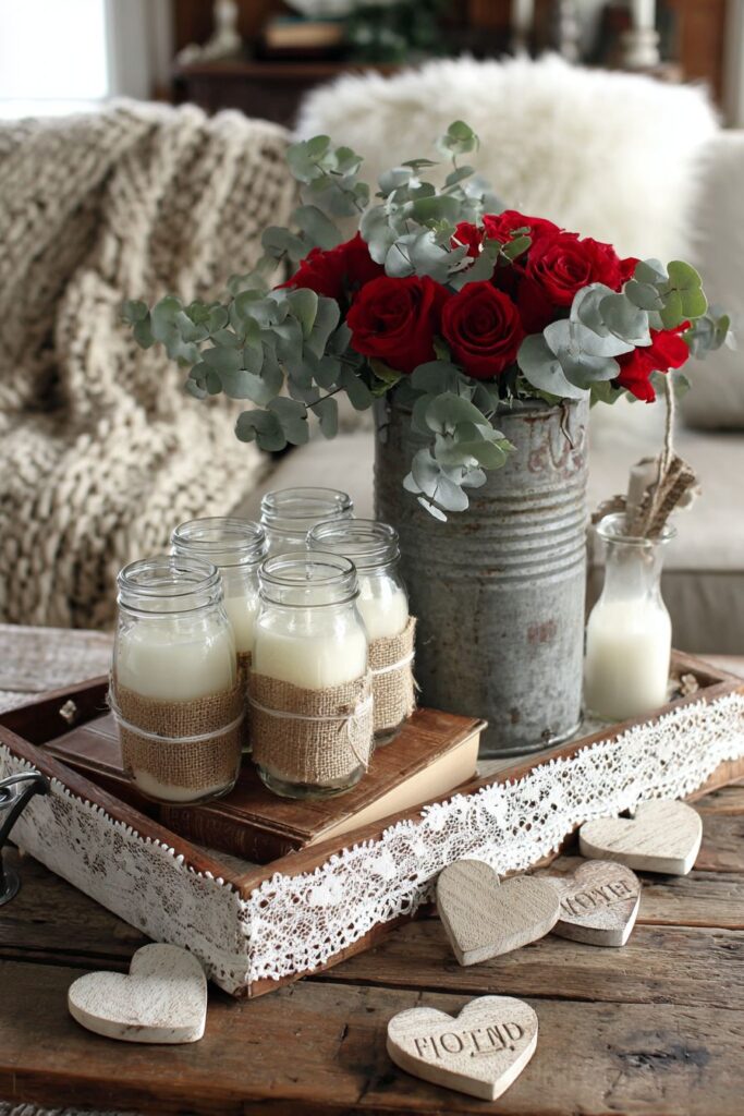 Antique Scale Valentine Display