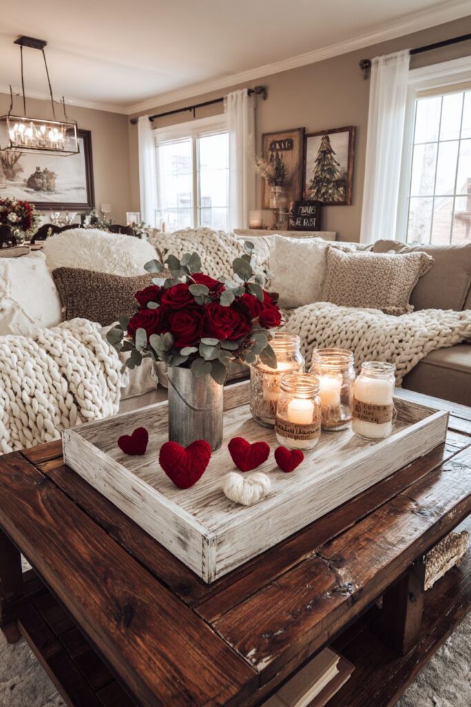 Antique Scale Valentine Display