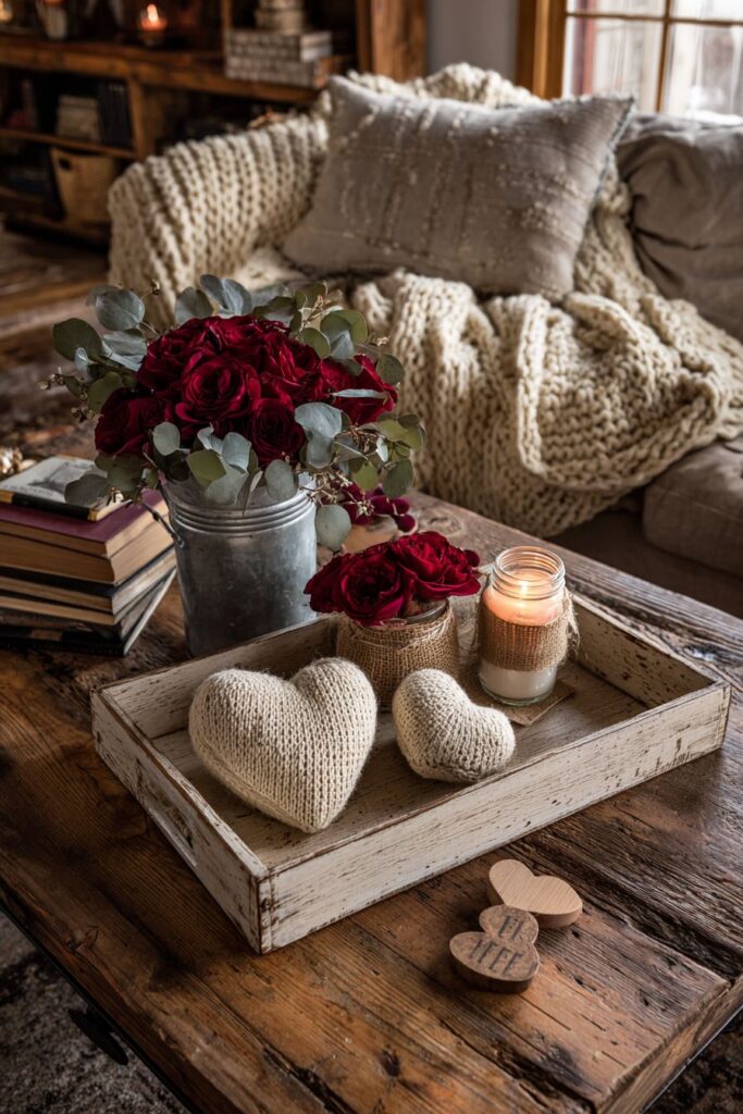 Antique Scale Valentine Display