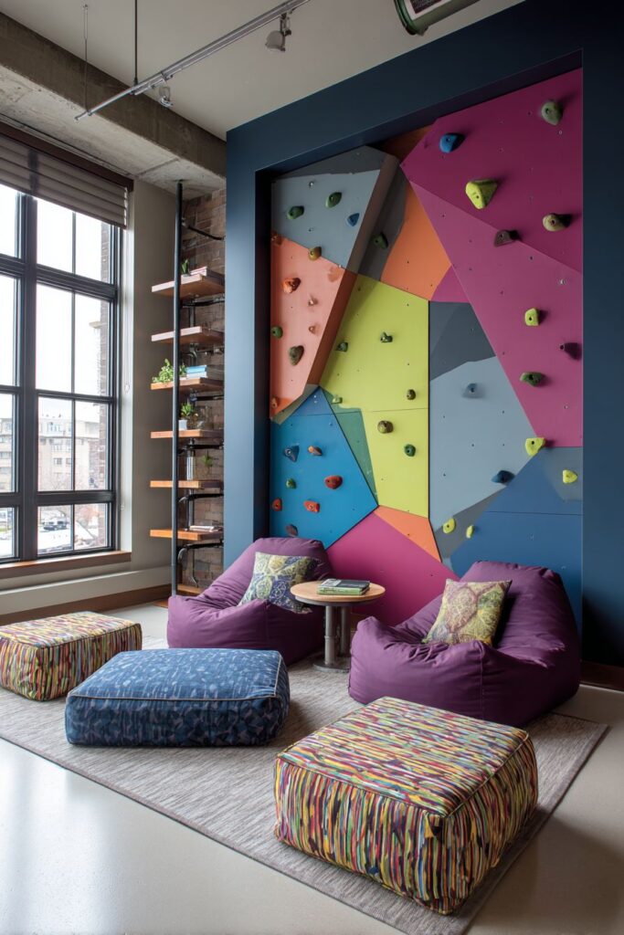 Active Lifestyle Climbing Wall Integration