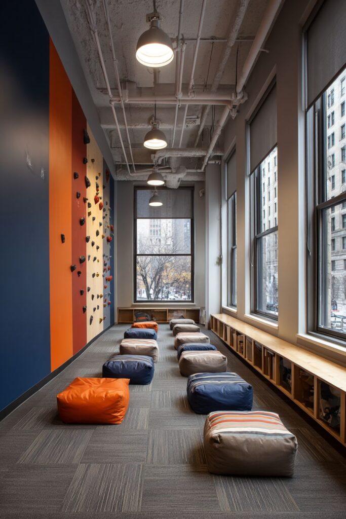 Active Lifestyle Climbing Wall Integration