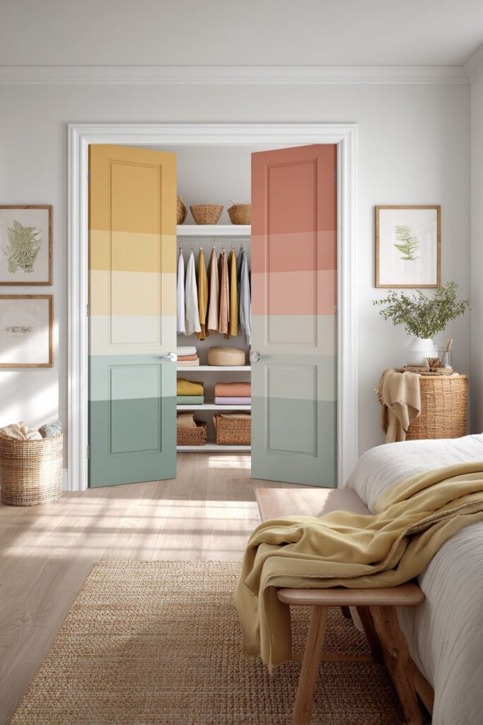 Organized Spring Closet Display