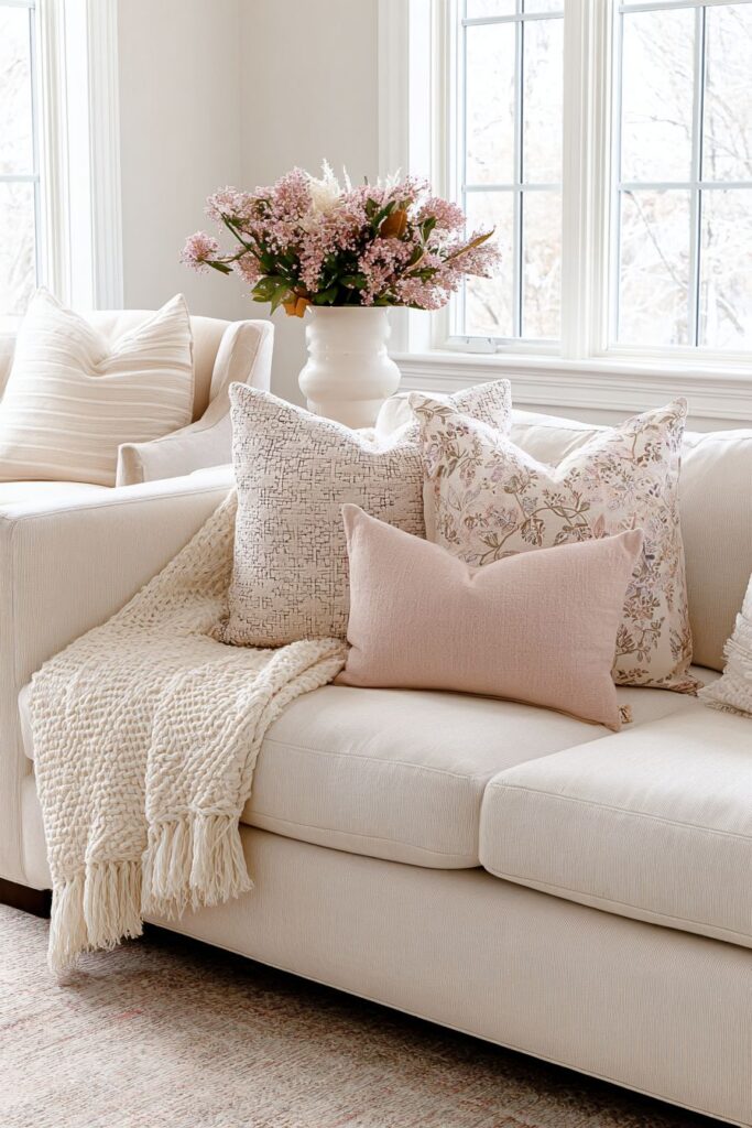 Pillow Perfection in Pattern Mixing