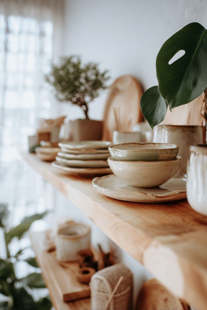 Serene Japandi Meditation Space