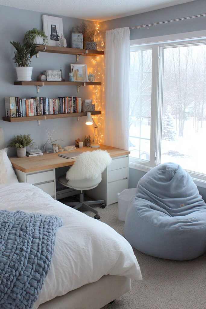 Functional Teen Winter Bedroom
