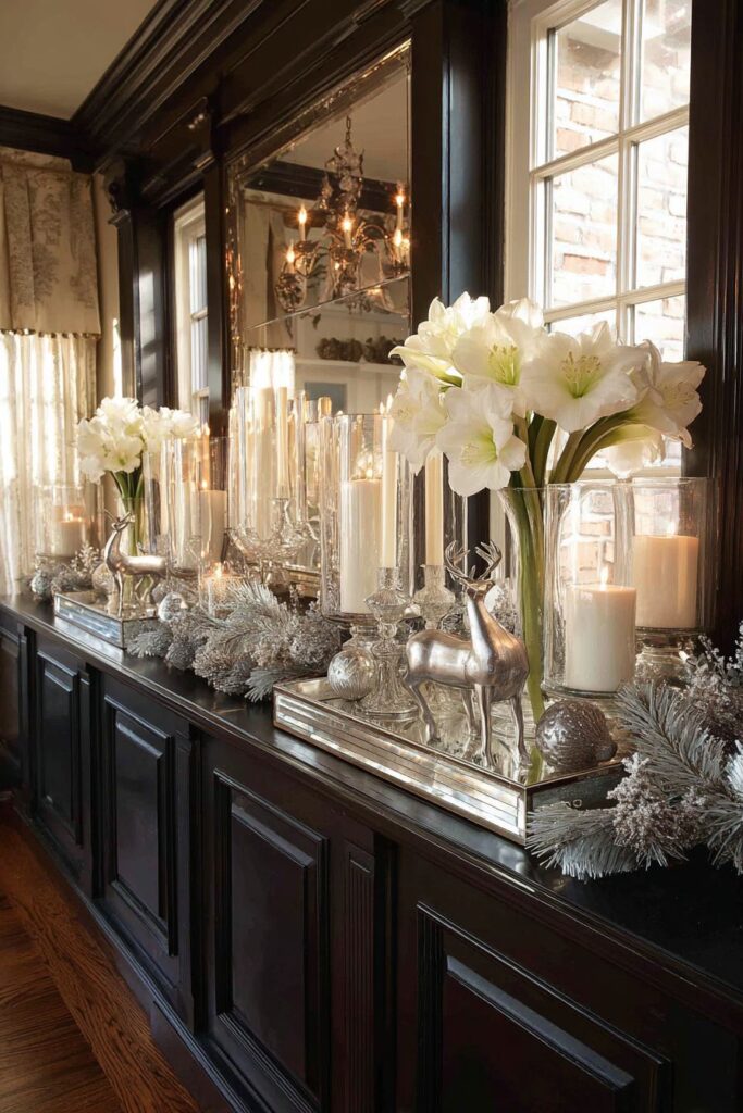 Formal Sideboard Winter Elegance