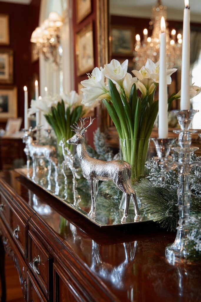 Formal Sideboard Winter Elegance