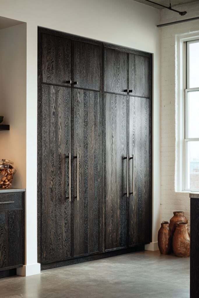 Contemporary Loft Dramatic Ebony Monolithic Design