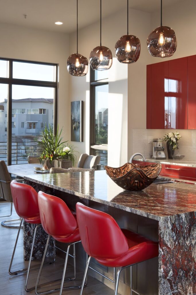 Red Dining Chair Coordination