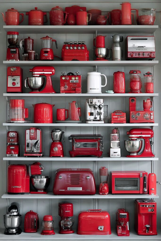 Red Appliance and Cookware Collections