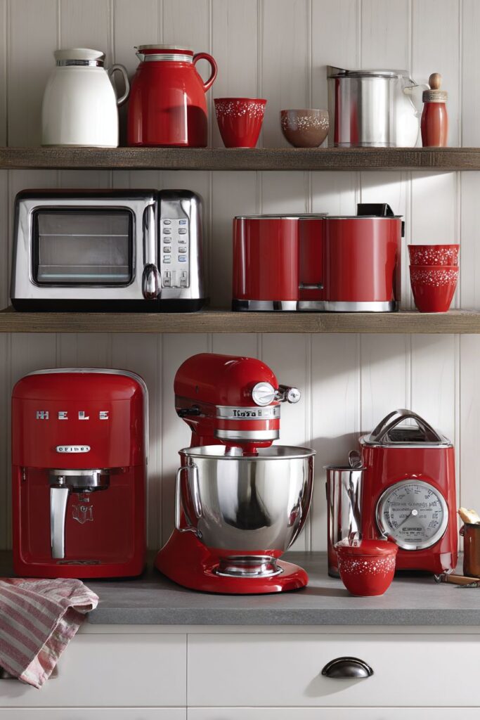 Red Appliance and Cookware Collections
