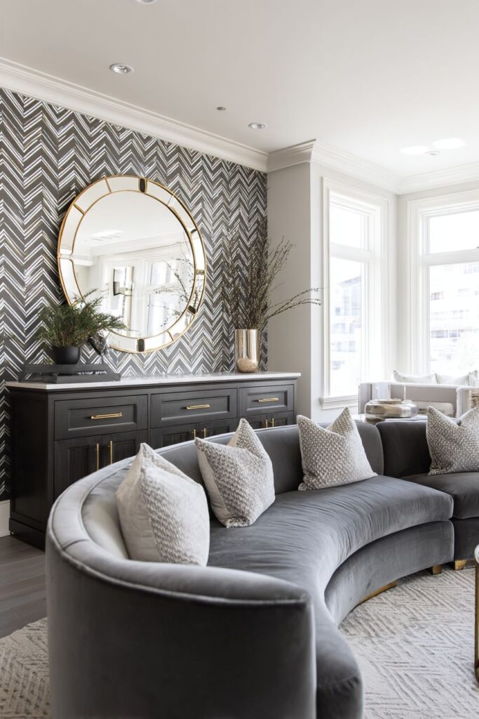 Curved Sophistication Meets Angular Drama