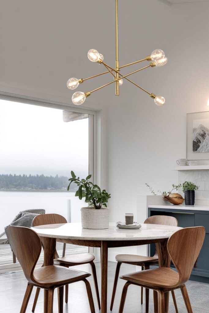 Mid-Century Modern Geometric Drama