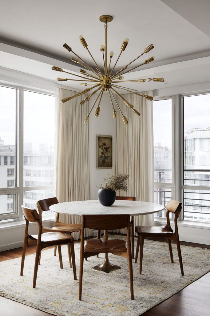 Mid-Century Modern Geometric Drama