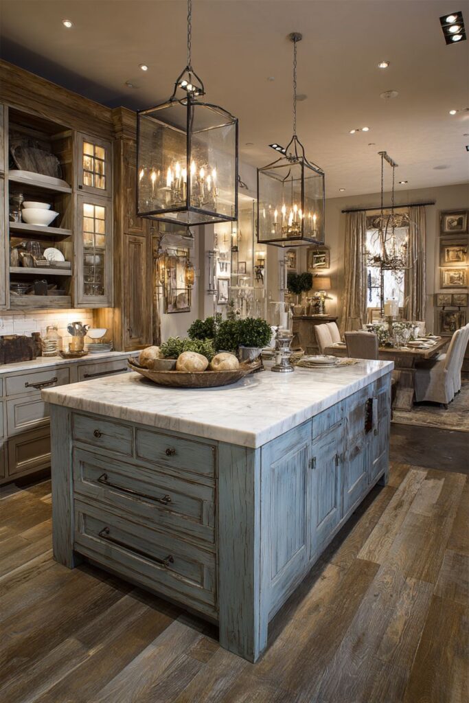  Repurposed Antique Centerpiece Island