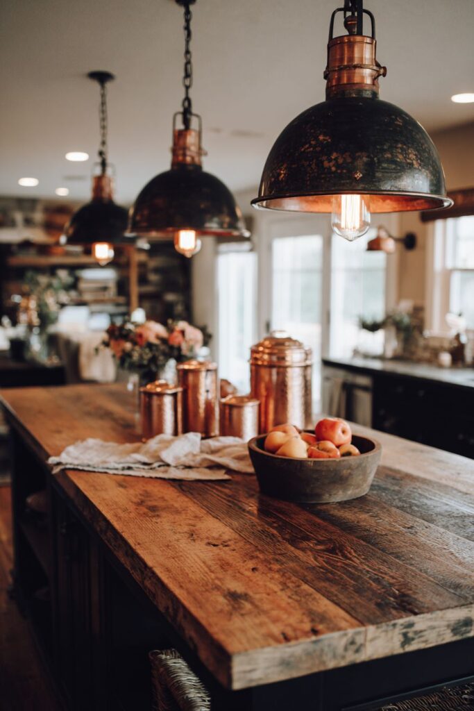 Rustic Butcher Block Charm